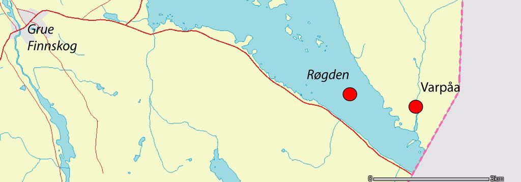 Røgden ble kalket første gang av svenske länsmyndigheter i 1992 (2327 tonn), og siden årlig med mindre mengder fra 1998 til 21.