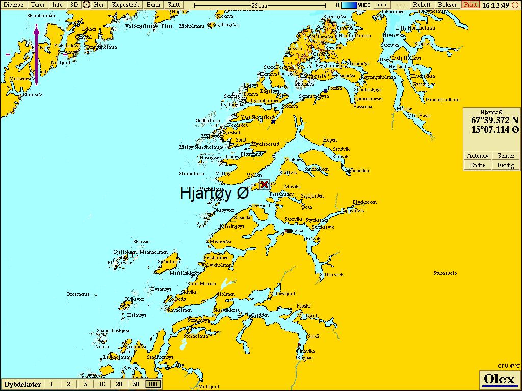 Spredning og bunnstrøm