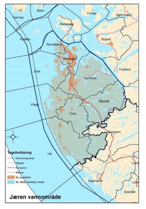 Aksjon Jærvassdrag / Jæren vannområde organisering Jæren vannområdeutvalg Sekretariat /koordinator, 80%