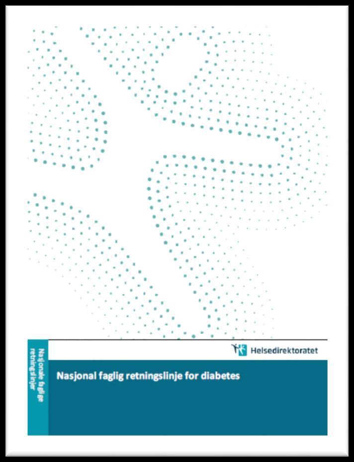 Nasjonal faglig retningslinje for diabetes