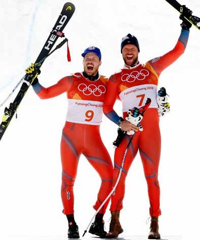 PROUD POLE SUPPLIER TO Kjetil Jansrud & Aksel Lund Svindal. Olympic medal winners 2018.