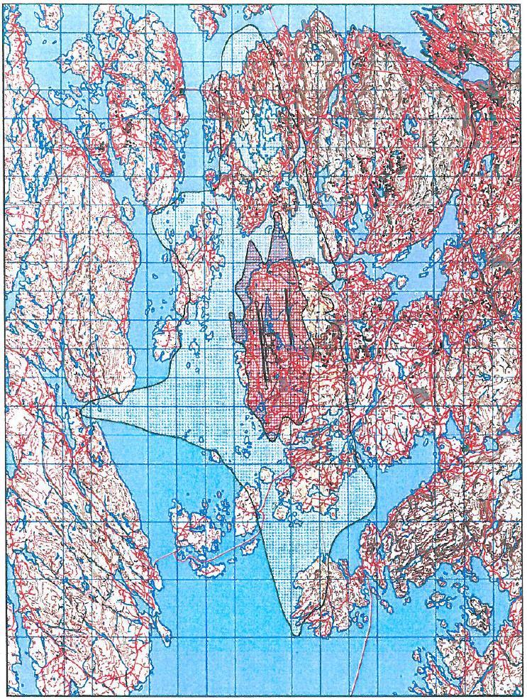 Vedlegg 1: Støysonekart - Flystøy 2050 (fra KPA2010) Gnr 29, bnr 59,