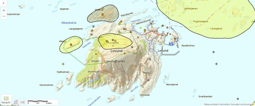 2.2 Biologisk mangfold og biologiske ressurser Naustholmen ligger øst for Lovund i vannområdet Rødøy-Lurøy (vannportalen.no) i et stort skjærgårdsområde på Helgelandskysten.