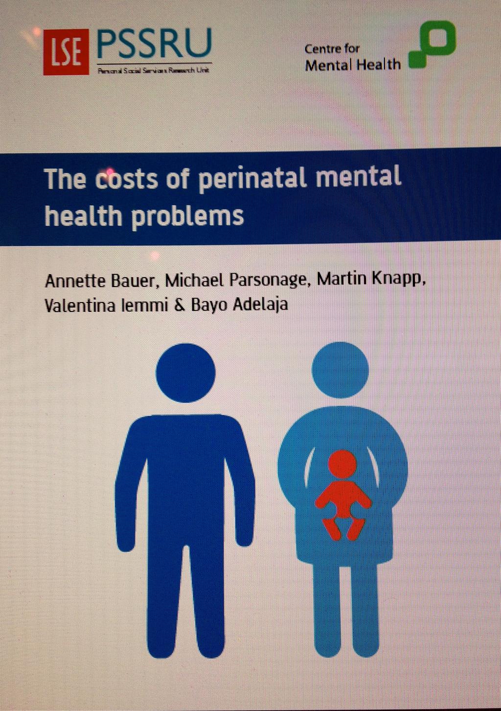 Store helseøkonomiske gevinster - London School of Economics Rapporten forsøker for første gang å gi et omfattende estimat på kostnadene ved kvinners psykiske helseproblemer i perinatal perioden,