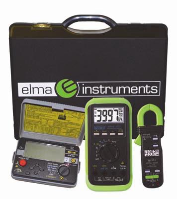 Instrumentkoffert 3 Elma Instruments Elma instrumentkoffert 3 har vi komponert et helt nytt innhold. Det er lagt inn instrumenter som måler nøyaktigere med sann RMS.