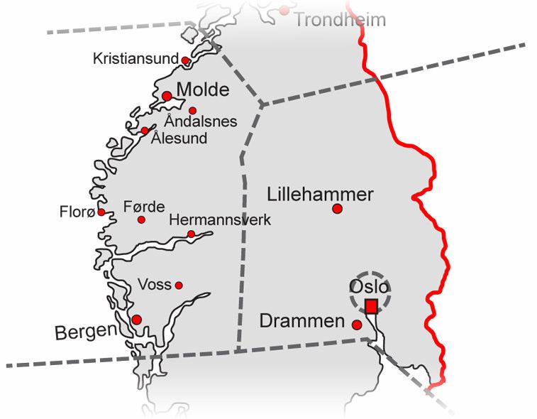 & %'() Hordaland Sogn og