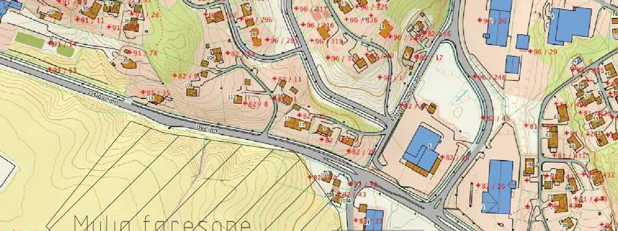 8 tidligere bekkedal der hvor Frydenlundgrenda nå går. Dette har ført til at stabiliteten for skråningene ned mot Frydenlundgrenda må anses å være forbedret.