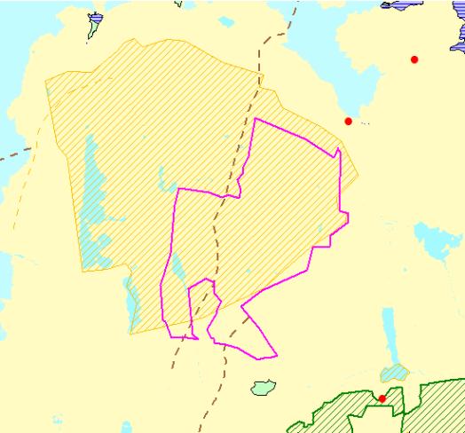 Selv om toppen av Storrinden ikke lenger er innenfor planområdet er området rundt Storrinden også et viktig turområde. Justert planforslag regulerer 852 daa til friluftformål.