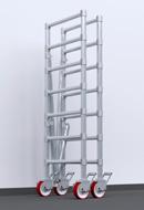 stillas brukes for å arbeide i en høyde på opp