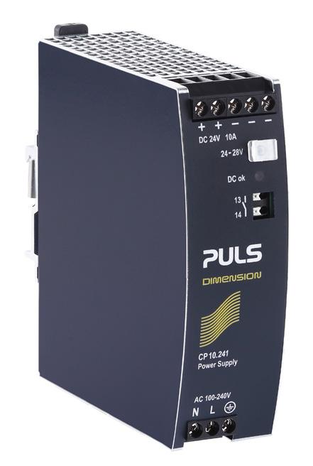 Dette gjør blandt annet Puls nye 10 og 20 A (24 V DC) strømforsyningene til meget konkurransedyktige produkter i EX applikasjoner.
