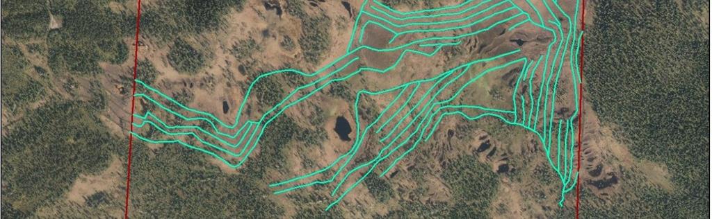 Planlegge inne (FM + SNO): # Digitalisere grøfter og finne fall Lidar-data # Anslå antall demninger og andre konstruksjoner, for eksempel.