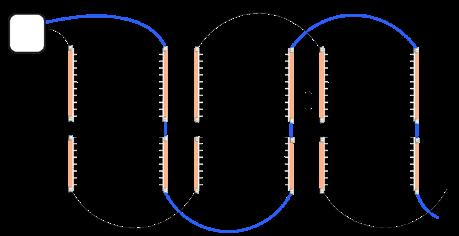 Det er viktig at vulketapen omslutter kabelen og klemmen slik at forbindelsen er tett både på kabelsiden og foliesiden (figur 4a og 4b).
