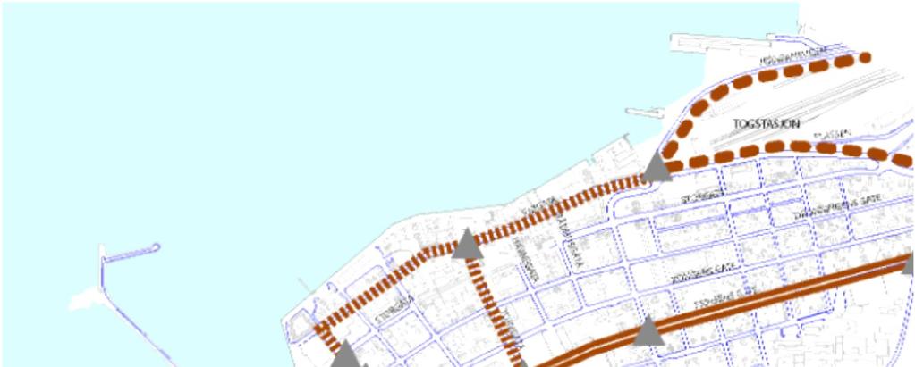 SJØGATA 29-33 I BODØ 8 3.4.1 Trafikkvekst Fylkesprognosen for Nordland gir lave tall for trafikkvekst.