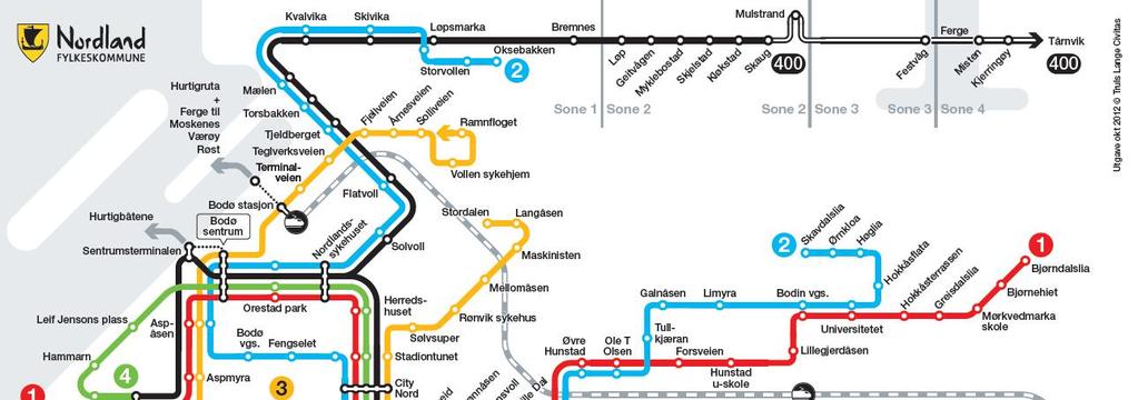 SJØGATA 29-33 I BODØ 3 2. DAGENS SITUASJON 2.1 Kollektivsystem Sjøgata ligger nord i Bodø sentrum og går fra rundkjøringen ved jernbanestasjonen til havna ved Hålogalandsgata.