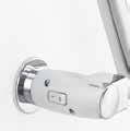 Nila R leveres med skjult eller synlig ledningskontakt for å øke fleksibiliteten og gjøre det lett å passe den inn i ditt eget kjøkken eller baderom.