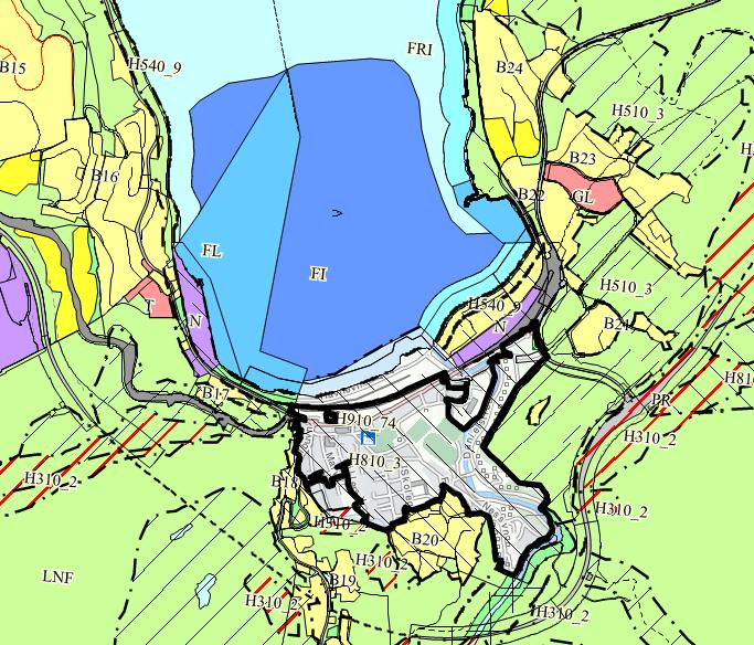 Sentrumsplan Hommelvik 18 5.4 Kommuneplanens arealdel og kommunedelplan Hommelvik sentrum Kommuneplanens arealdel 2010 2021 (vedtatt 20.6.