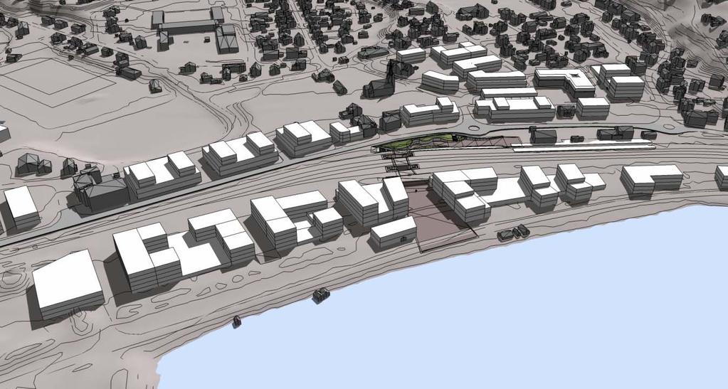 Sentrumsplan Hommelvik 86 Figur 63: 3D-illustrasjon