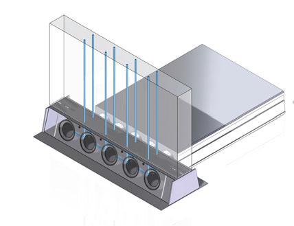 Når gulvlast skal overføres til overliggende veggformet drager, må Deltabjelken stemples korrekt. Deltabjelken må stemples ihht prosjektets montasjeplan før dekke-elementene monteres.