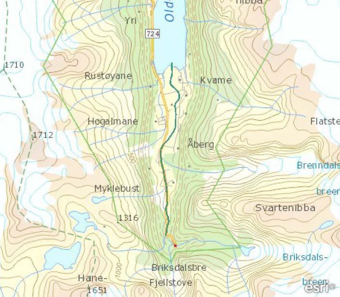 Figur 1. Lokalisering av vassførekomsten.