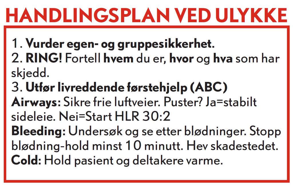 2.2 VARSLINGSGRUNNLAG Omfanget og grunnlaget for krisen avgjør hvilken kontaktperson som er ansvarlig.