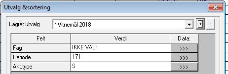 Elevregisteret - søke om antallet ikke stemmer Åpne elevkortet, marker fliken Aktivitet Hent feltvalg (F11) Hent