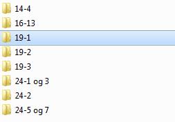 Sorter dokumentasjonen på en hensiktsmessig måte Dokumentene bør lagres og systematiseres på en identifiserbar måte Navn filene