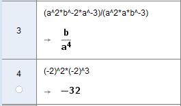 a b a b b 4 a d) 4 8 e) Kontroller svarene dine ved CAS i GeoGebra. 1.