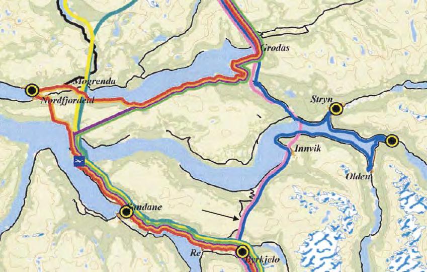 15 2 Bakgrunn 2.1 Bakgrunn for kommunedelplanen Bakgrunnen for planarbeidet er regjeringa sitt mål om ferjefri kryssing av Nordfjord.