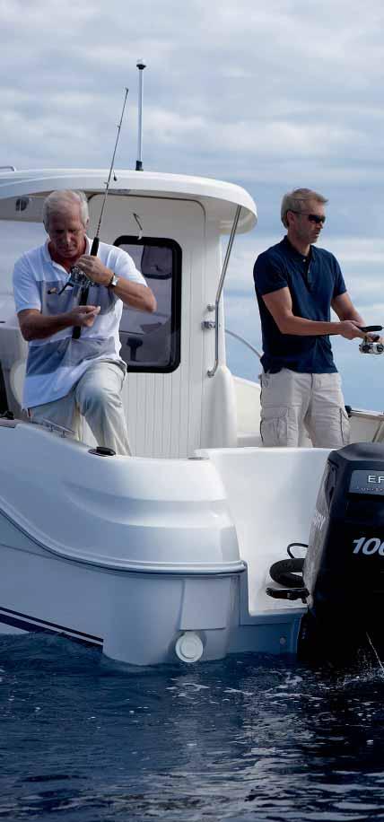 Uansett om du er på jakt etter plass og komfort for en sosial helg borte eller bare ønsker en fiskebrønn med sirkulasjonspumpe, er Pilothouse fleksibel nok