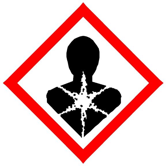 Forholdsregler: P202 Skal ikke håndteres før alle advarsler er lest og oppfattet. P260 Ikke innånd støv/røyk/gass/tåke/damp/aerosoler.
