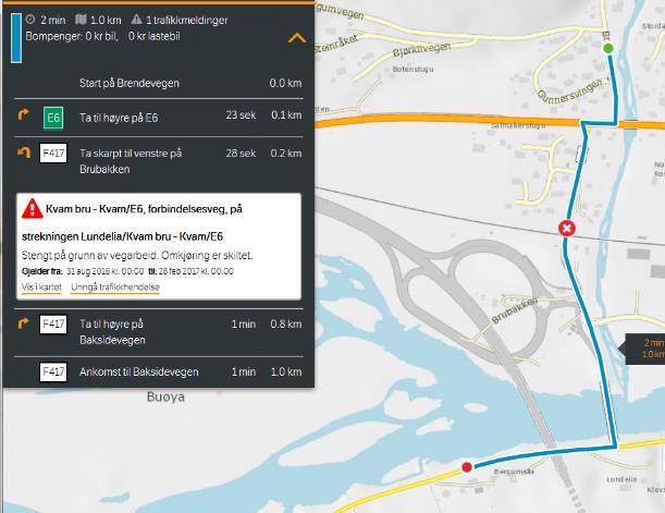 Vegnett for publikum Elveg Viktig at vegnettet er oppdatert bl.a. fordi det er grunnlaget for navigasjonsdatasettet og Elveg-produktet.