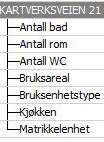 Matrikkelforskrift Bygning (2) 3 Innhold i matrikkelen 1) Matrikkelen omfatter opplysninger om c)