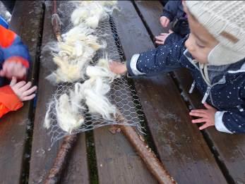 Vi luktet på pelsen, kjente på den og dekket hele