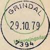 2 Type: SL Utsendt 15.09.1916 GRINDAL Innsendt Registrert brukt 23 II 57 IWR Stempel nr. 3 Type: I22 Fra gravør 10.12.