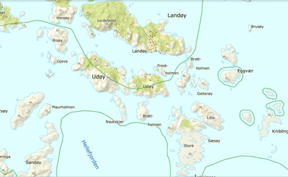Verneområdestyret har fått 400.000 kr. i 2018 for fjerning av sitkagran innenfor Oksøy-Ryvingen lvo og Udøy er prioritert som nr. 1 for 2018.