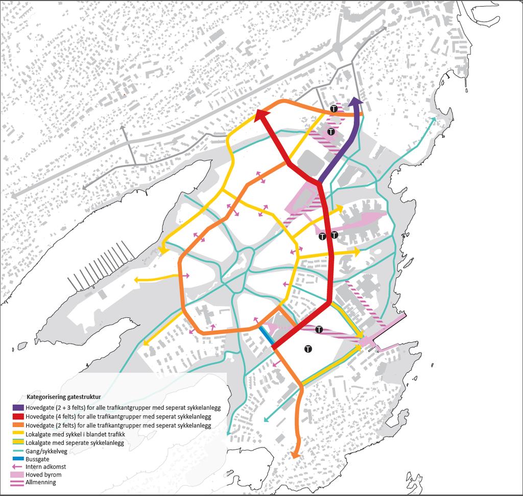 20.3 Sykkel I alle plansaker skal sykkelveinett sikres reguleringsmessig, jf. Bærum kommunes sykkelstrategi med plan for sykkelveinett 2018 2030. Ved planlegging av sykkelanlegg iht.