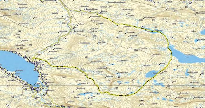 Tur 4: BAKLIA SAGVATNET FJELLKYSTEN Dato: Palmesøndag, 28. mars 2010 Lengde: Dagstur, ca. 22 eller 26 km., avhengig av valg av rute. Oppmøte: Fjellkysten kl. 09.00 Turledere: Arnljot Teigland, tlf.