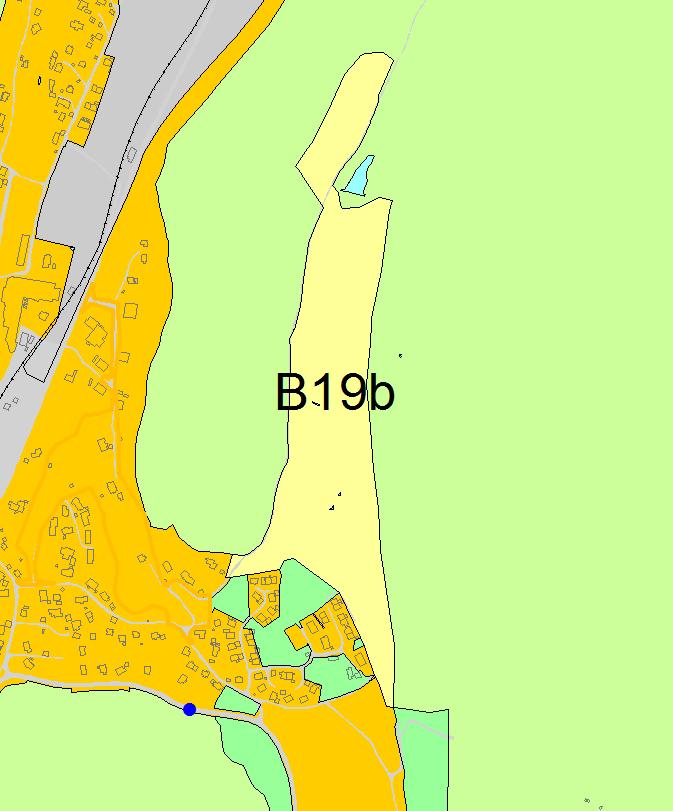 B19b Londalen Arna 1:6000 Kort beskrivelse Område B19b er på 116 daa og inneholder ingen bebyggelse. Boligområdet er ikke i tråd med kommunens fortettingsstrategi.