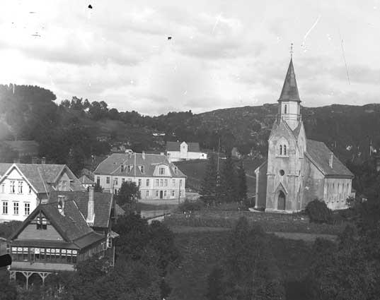 Foto fra K. Knudsen datert 1910-1920.