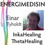 lettere å leve. Healing er energiarbeide og intuitiv prosess. 12.25-13.10 HVORDAN UTVIKLE DINE HEALINGEVNER! EINAR TYHOLDT Alle kan lære healing ettersom vi alle har det naturlig i oss.