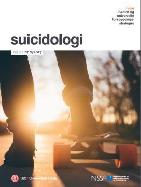 Fra programmet: Vurdering av selvmordsfare, indikasjoner for innleggelse Selvmord i psykisk helsevern i Norge: Hvor går det galt og hva kan vi lære av det?