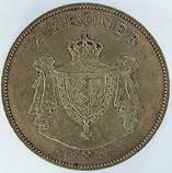 1906. 0/01 400,- 1237 2 kroner Jubileum 1906.