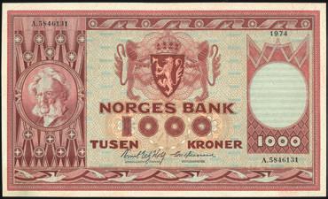 0 500,- 1322 10 kroner 1953. Tre stk i nummer rekkefølge 4.4886698/700.