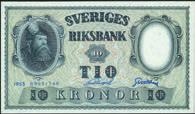 12 stk 5 kroner, alle ulike.