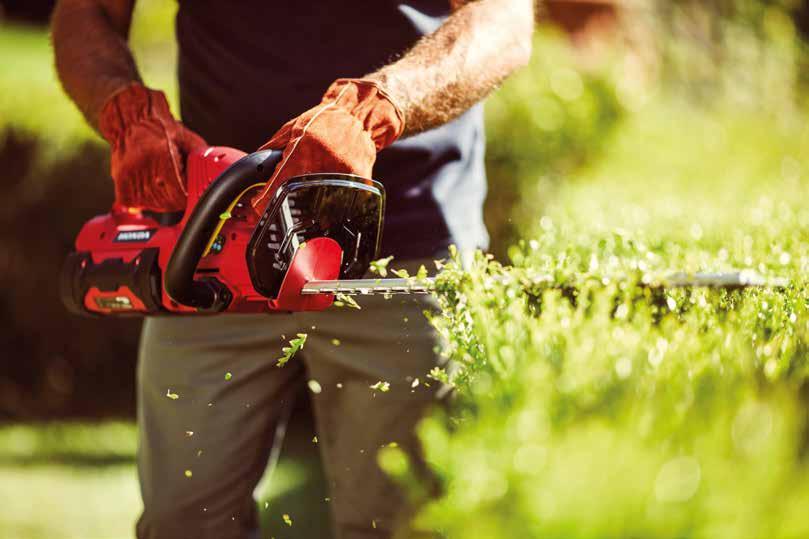 28 HONDA BATTERIPRODUKTER Hondas batteriprodukter gir deg frihet til å stelle hagen din uten ledning.