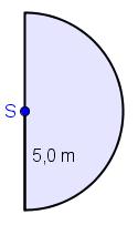 Arealet av sirkel 8 cm 7.