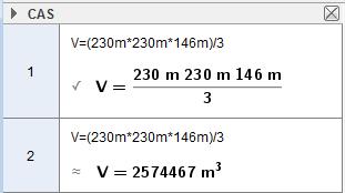 8.15 Verdens mest kjente pyramide, Keopspyramiden like utenfor Kairo i Egypt, har kvadratisk grunnflate med sidelengde 30