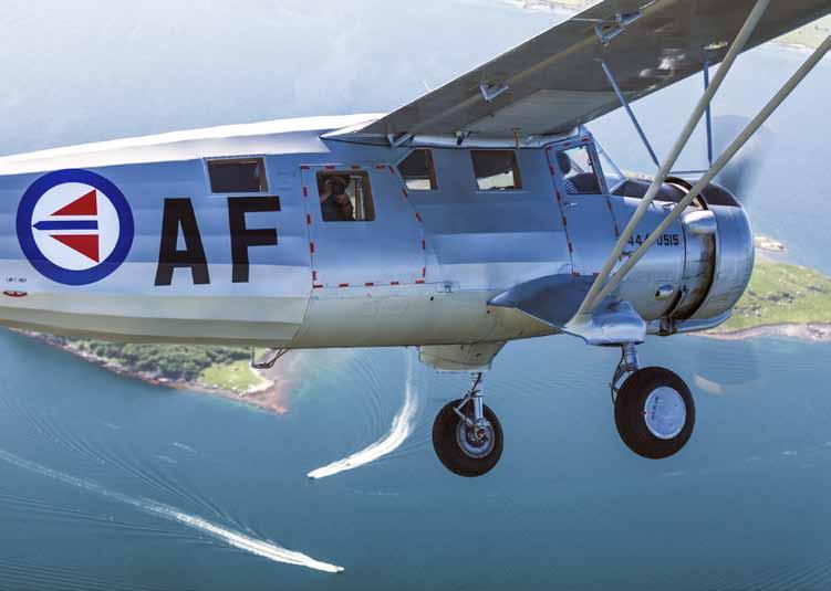 Foto: EIRIK ØSTENSJØ R-AF mer enn 70 år i lufta! Norsk Luftfartsmuseum kjøpte Noorduyn Norseman R-AF fra Sverige i 2015, og fikk tilbake en nasjonal skatt.