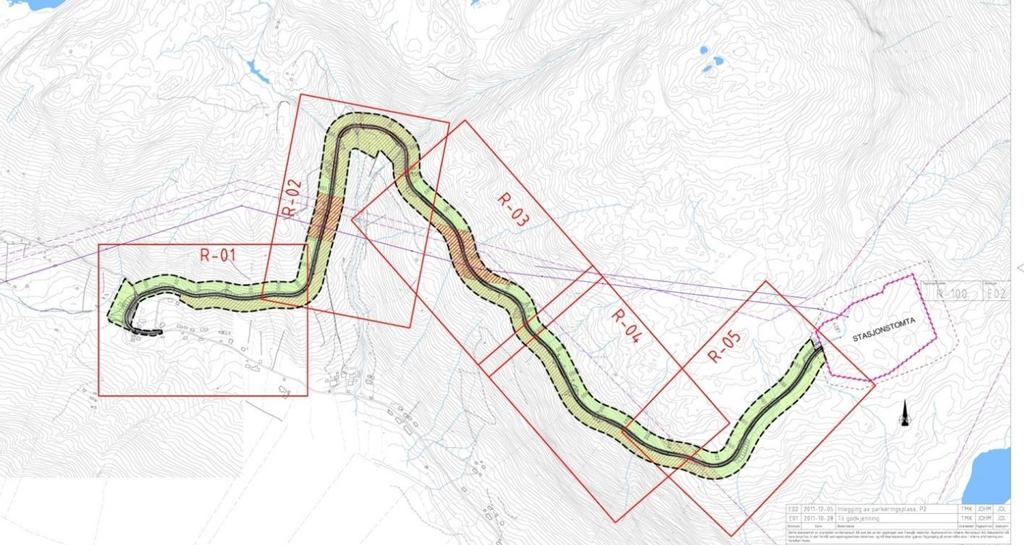 Figur 1 Oversiktskart, plangrense og plankart gjeldande reguleringsplan Dei viktigaste endringane omfattar, sjå også vedlegg for kartutsnitt som viser dei aktuelle endringane mot regulert situasjon: