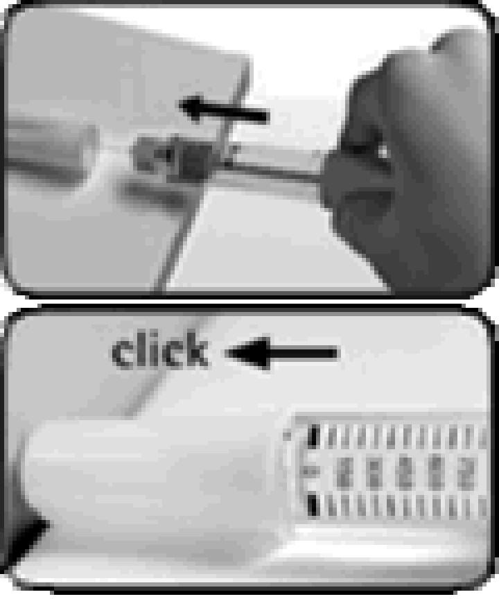 Fullfør en delvis injeksjon (bare ved behov). Doseringsvinduet kommer til å indikere den manglende mengden du må injisere med ved å bruke en ny penn.